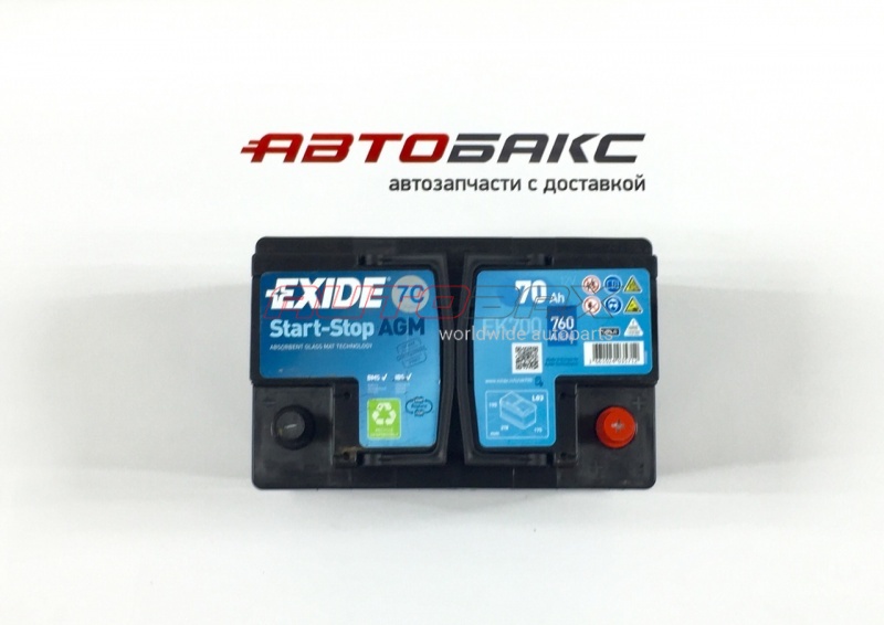Аккумулятор 70 Ah Mitsubishi ASX 2010>